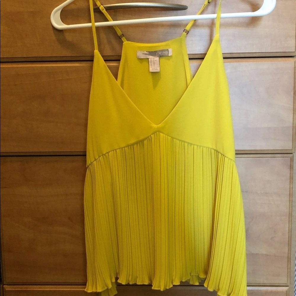 Mustard Yellow Forever 21 Tank